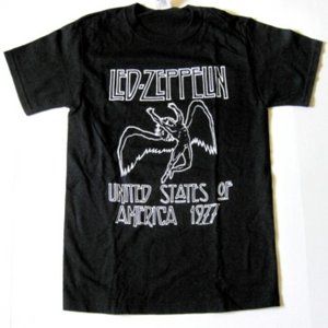 Led Zeppelin Swan Song 77 Tour Tee (M)